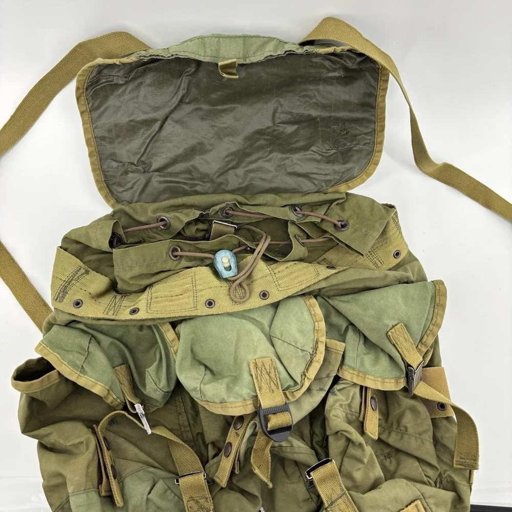 US Army Military LC-1 Medium Combat Field Pack Alice Backpack No Frame Vintage